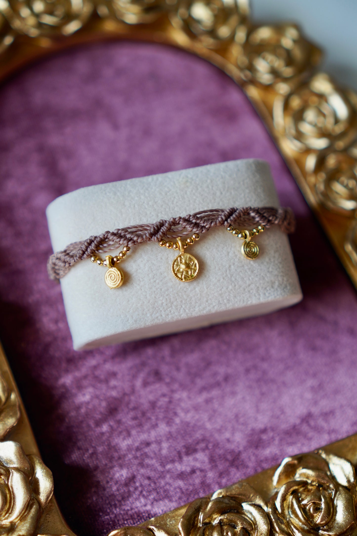 Cocoa Macrame Bracelet 1