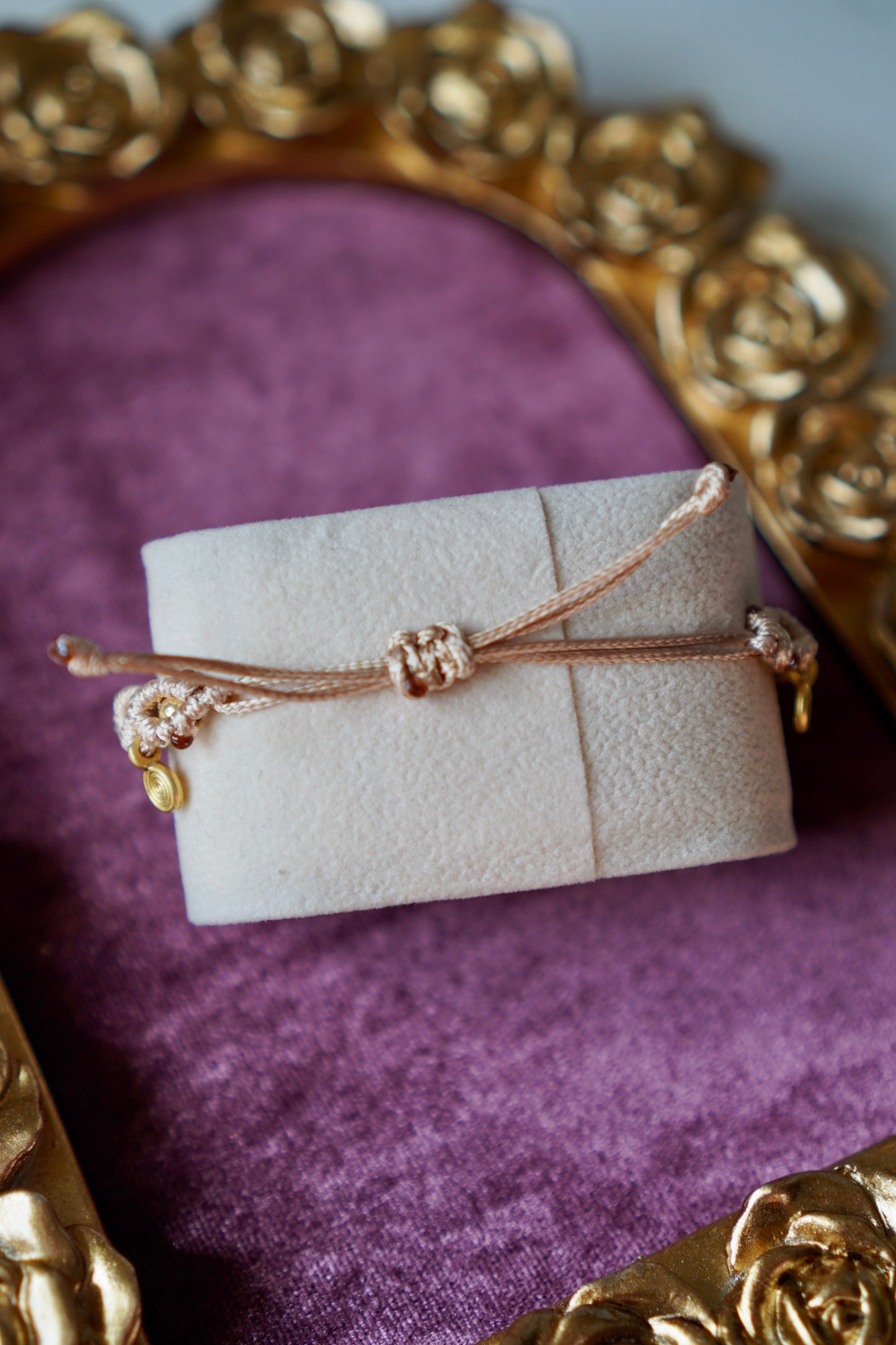 Golden Sand Macrame Bracelet 2