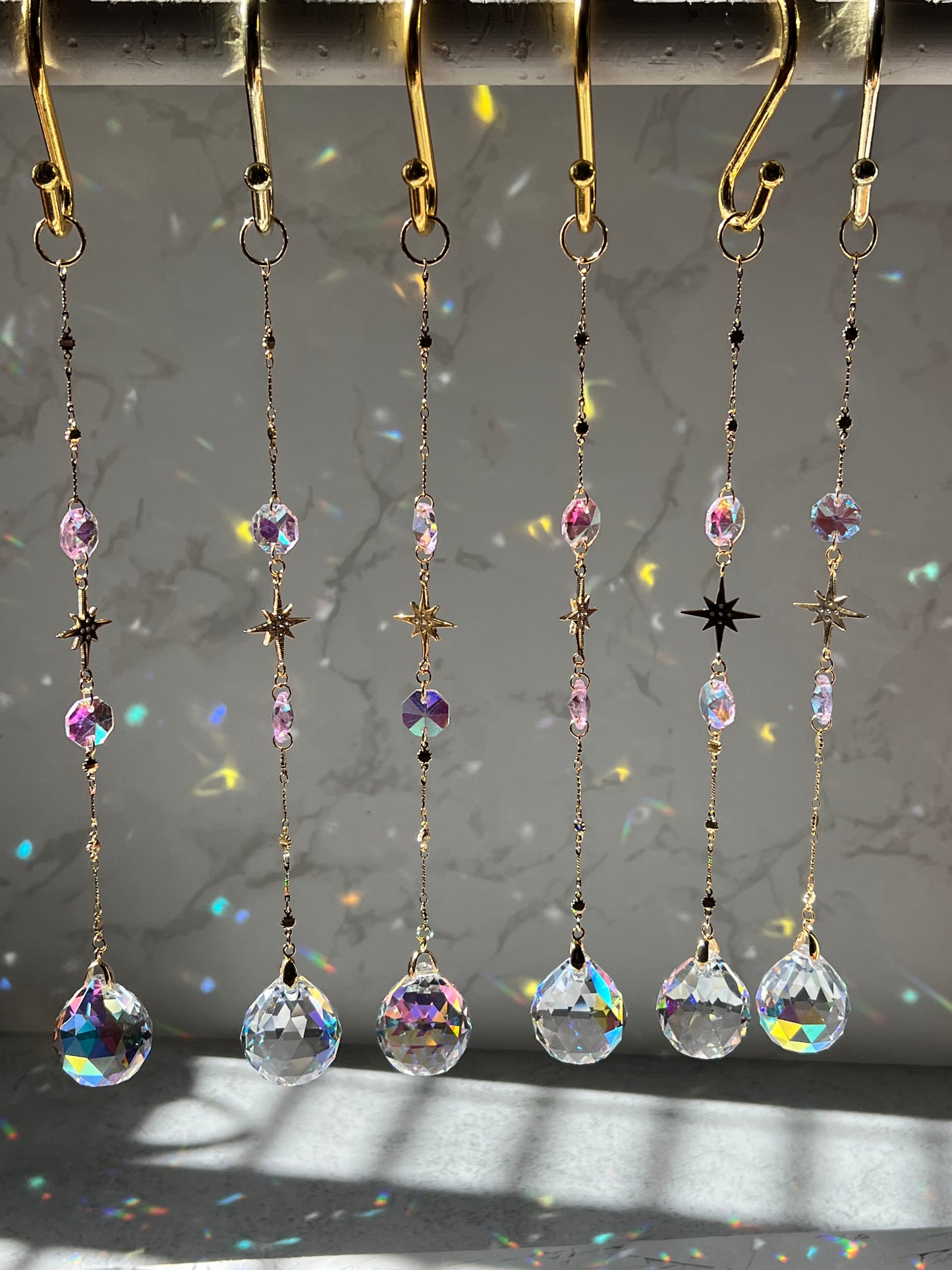 Once Upon A Star Car Sun Catcher - Pink