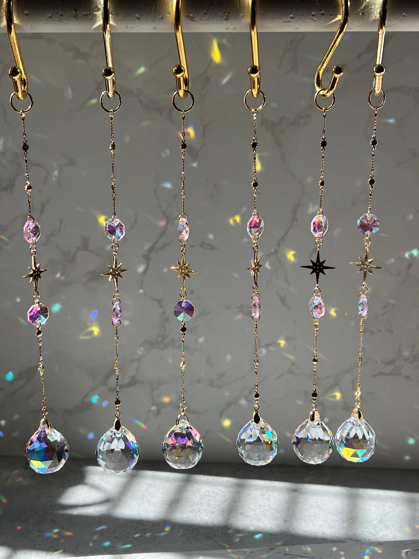 Once Upon A Star Car Sun Catcher - Pink