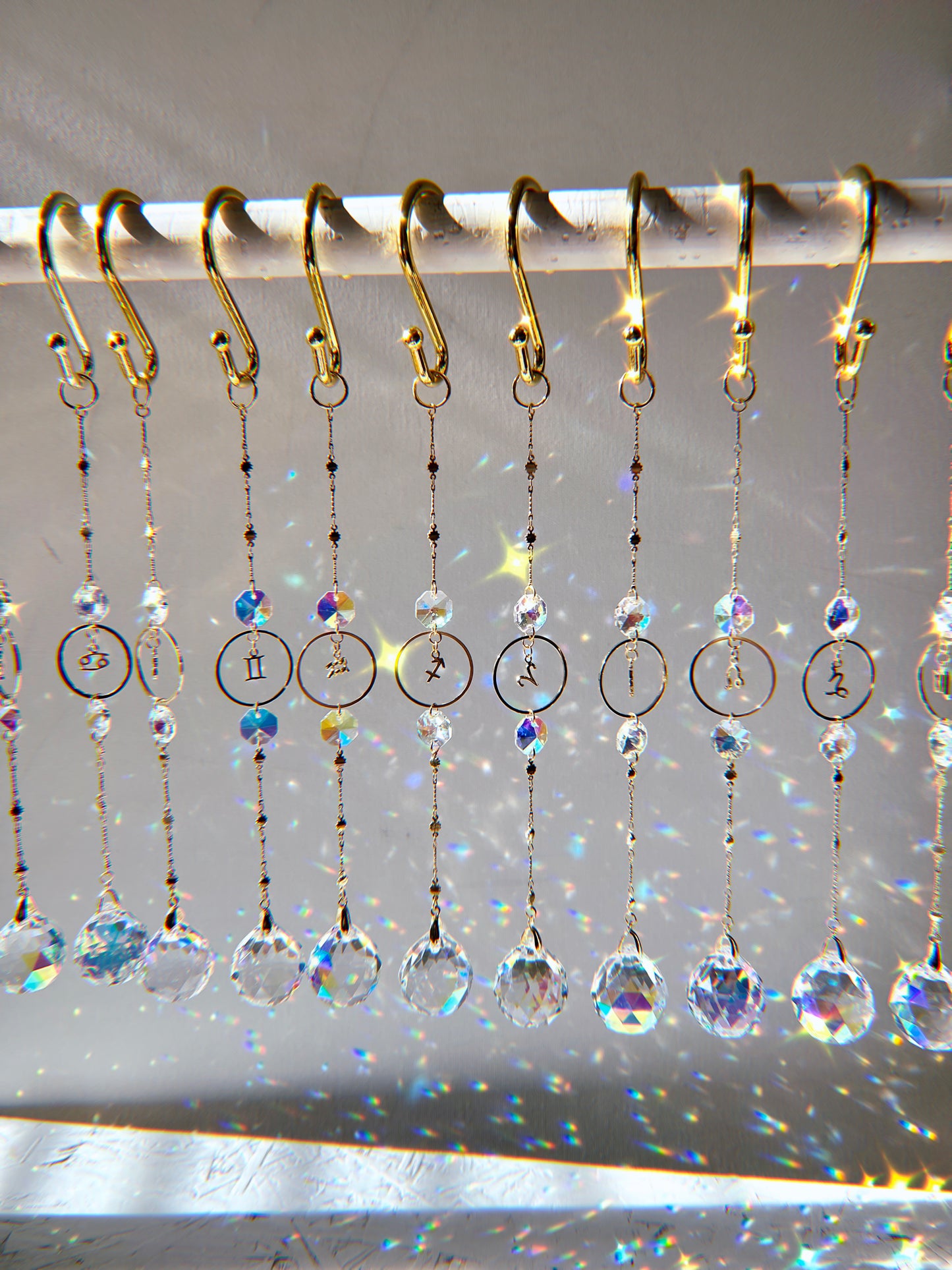 Zodiac Gemmie Car Sun Catchers