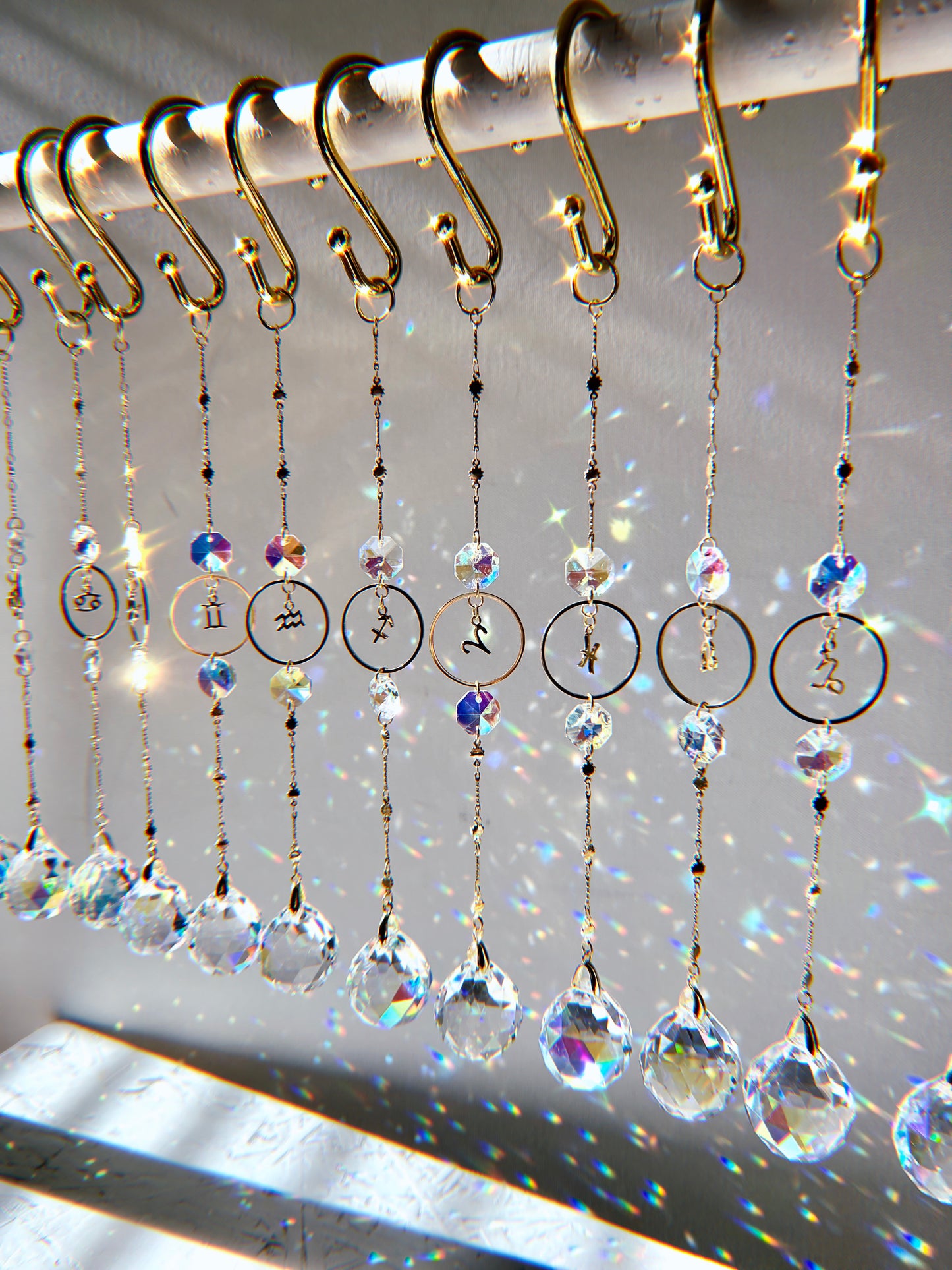 Zodiac Gemmie Car Sun Catchers