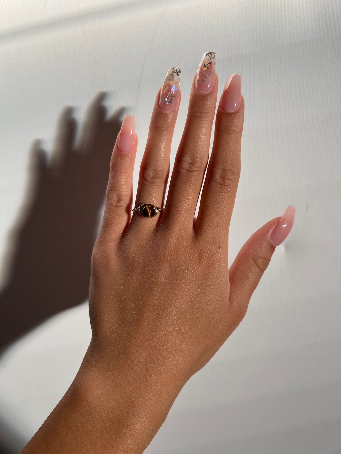 tigers eye ring