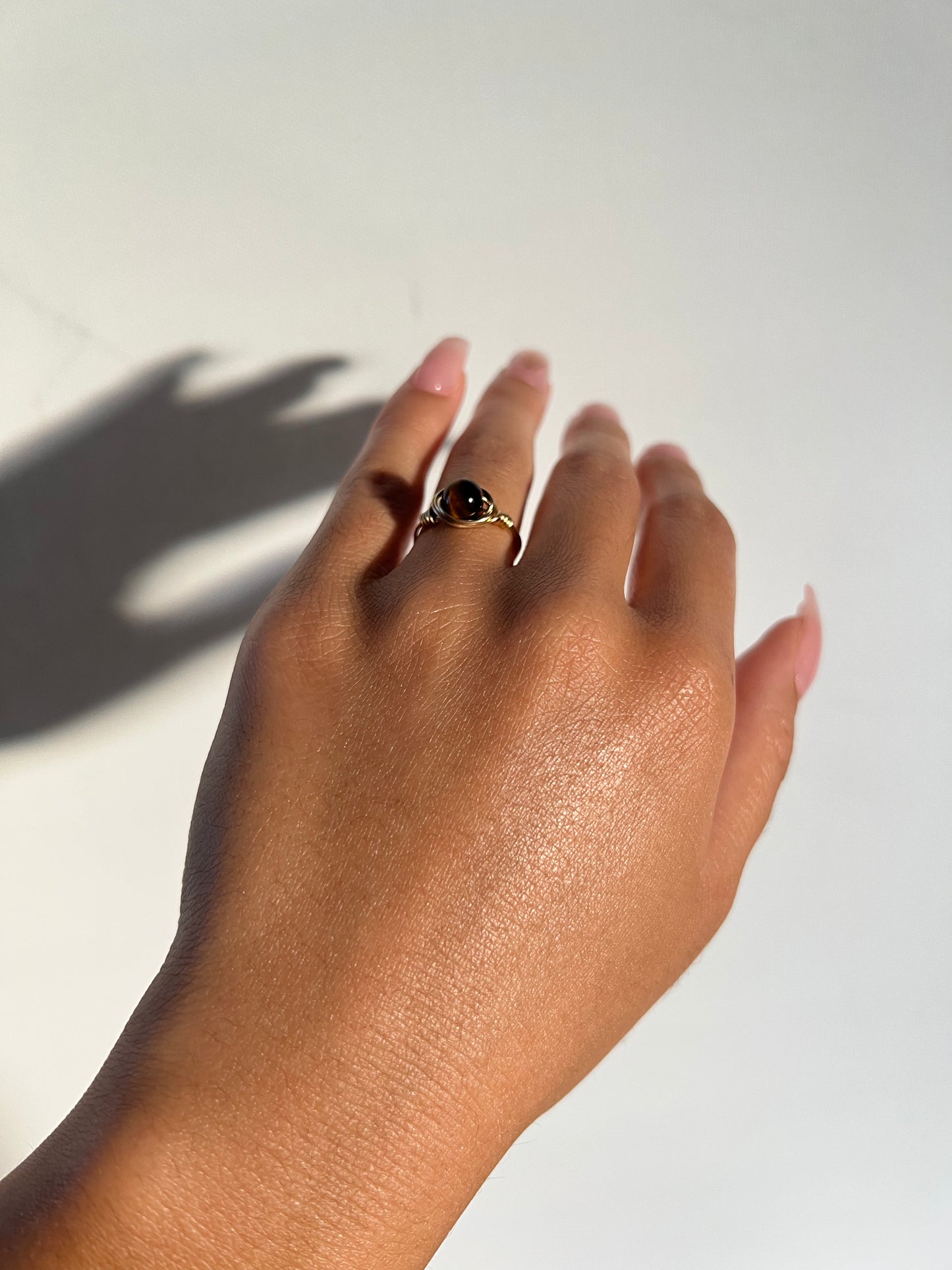 tigers eye ring