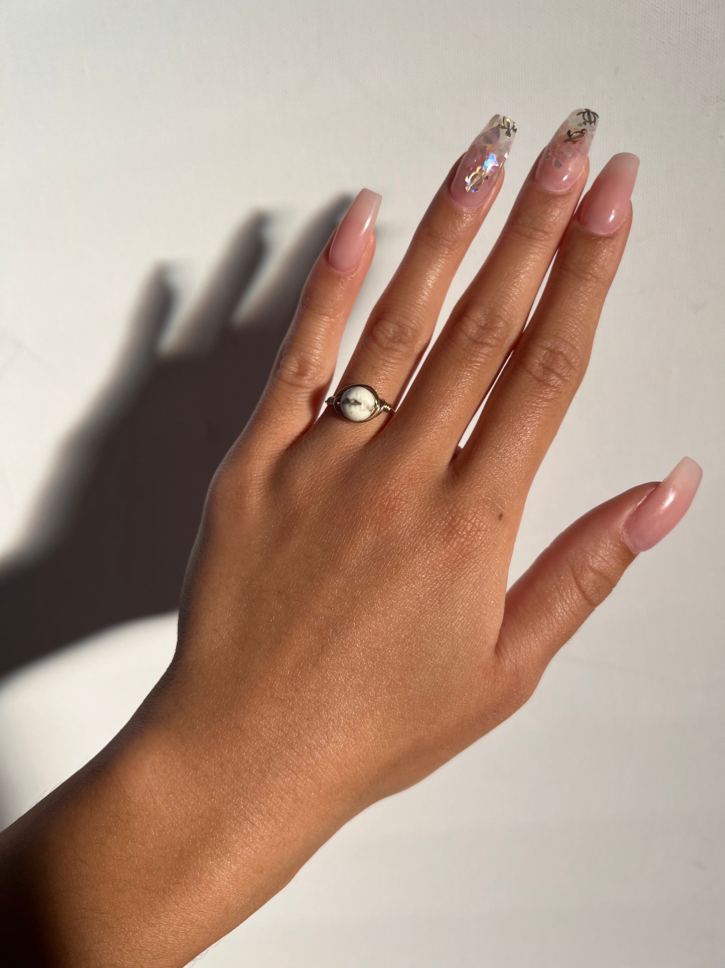 howlite ring