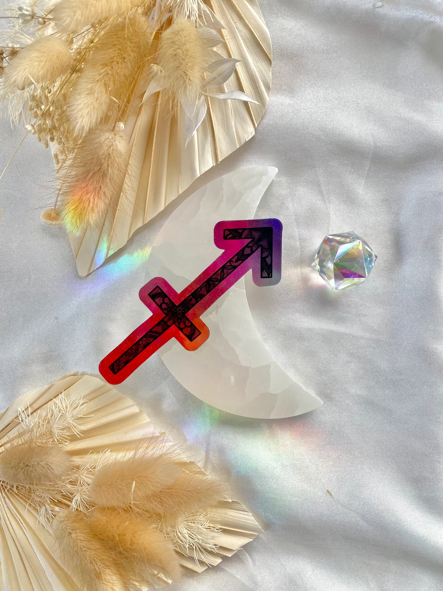 sagittarius holographic sticker