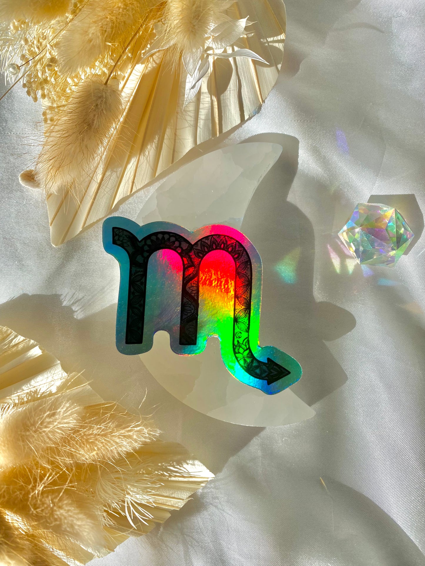scorpio holographic sticker
