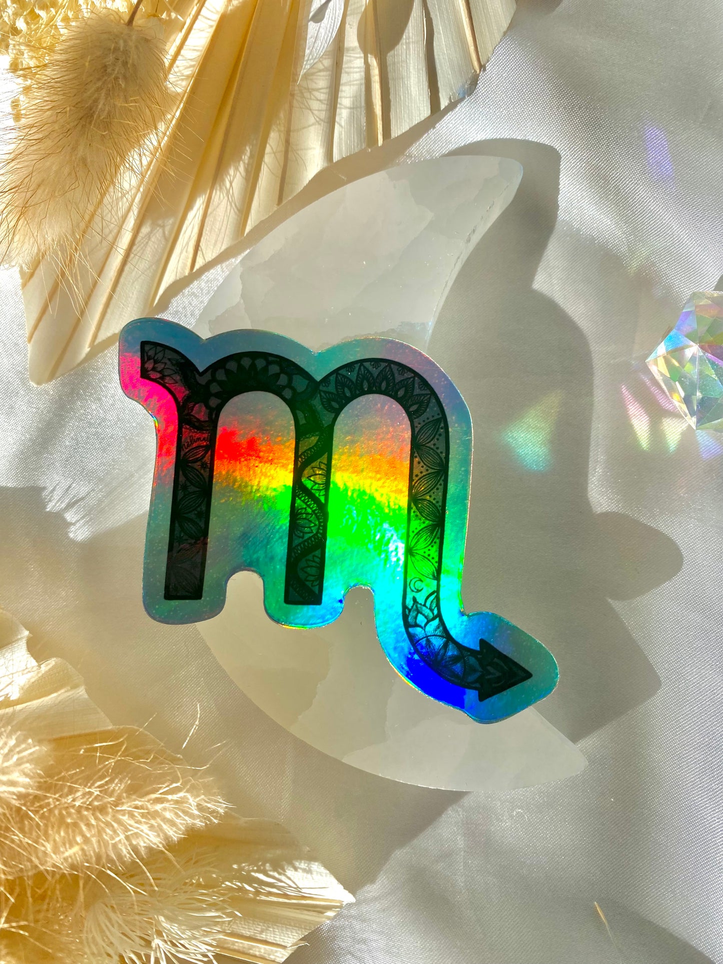 scorpio holographic sticker
