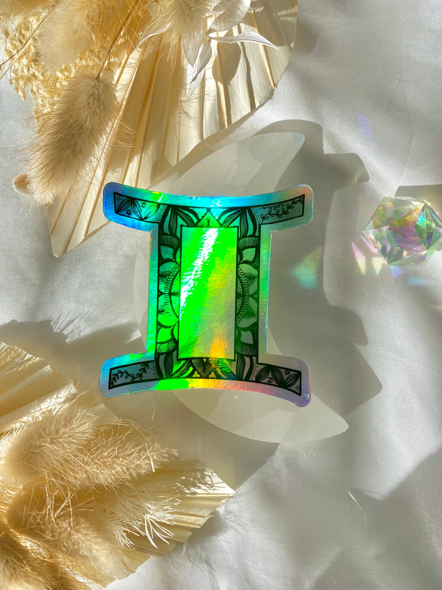 gemini holographic sticker
