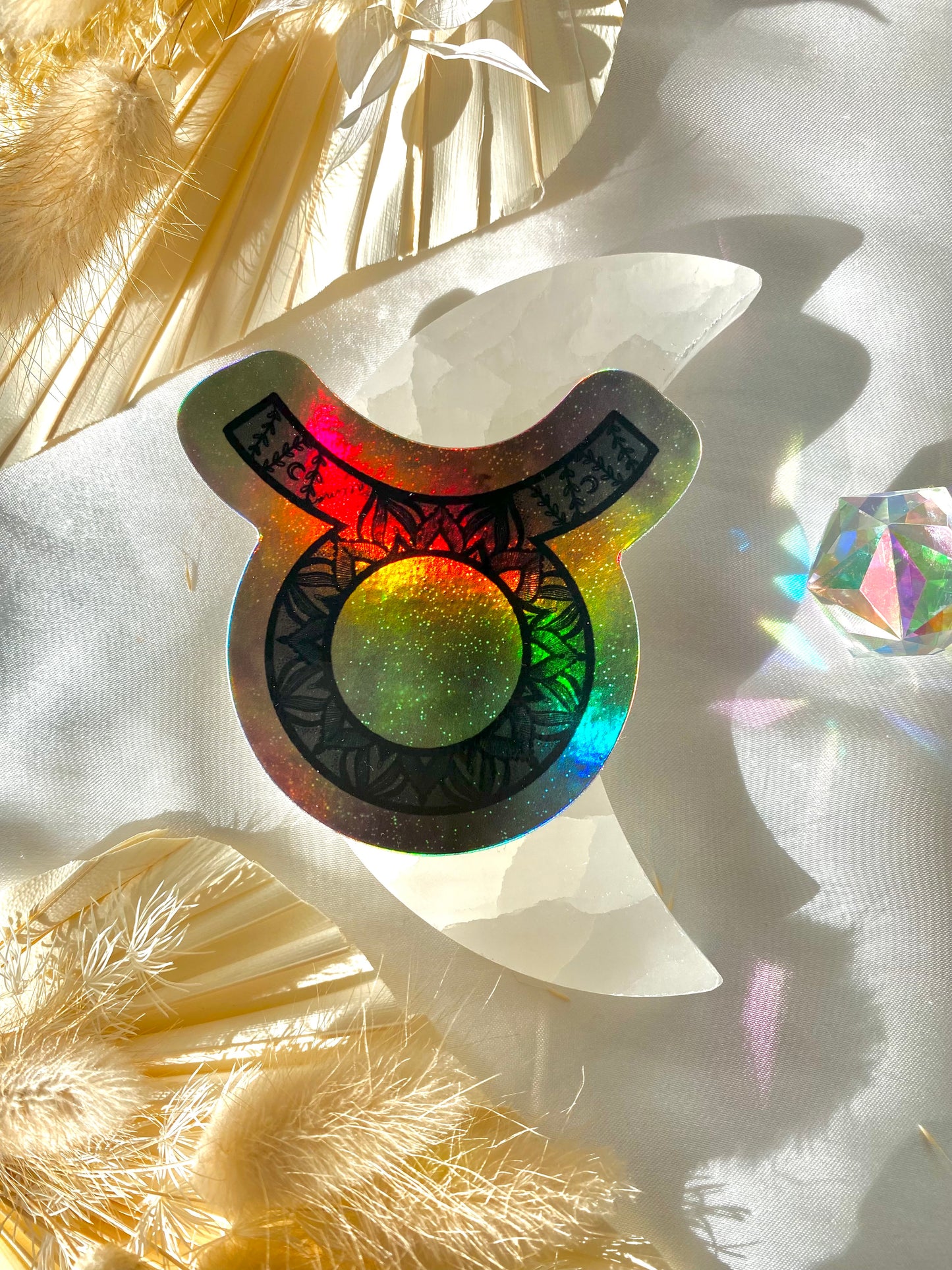 taurus holographic sticker
