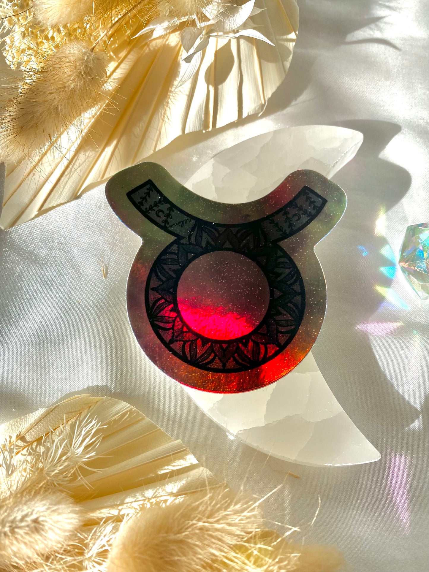 taurus holographic sticker