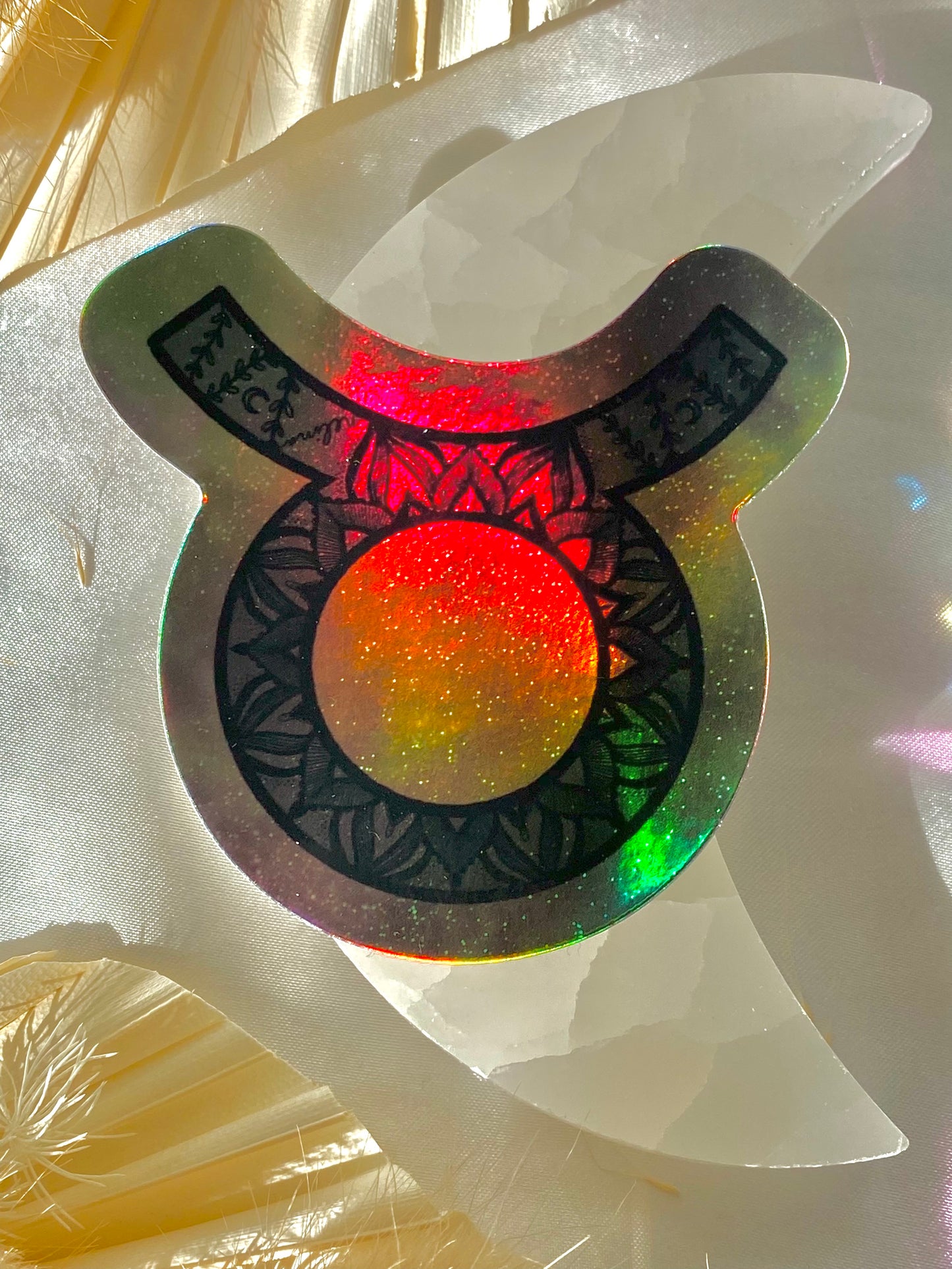 taurus holographic sticker