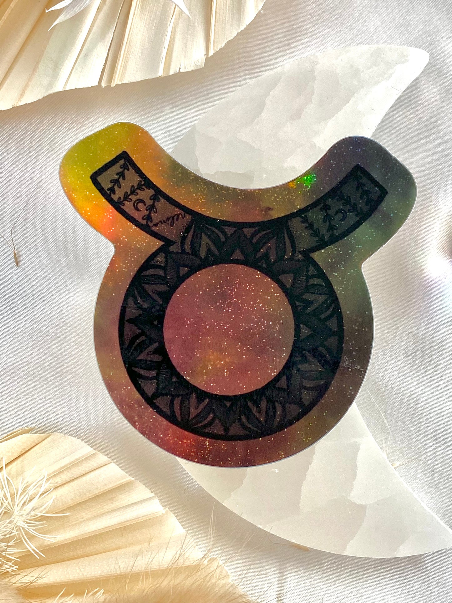 taurus holographic sticker
