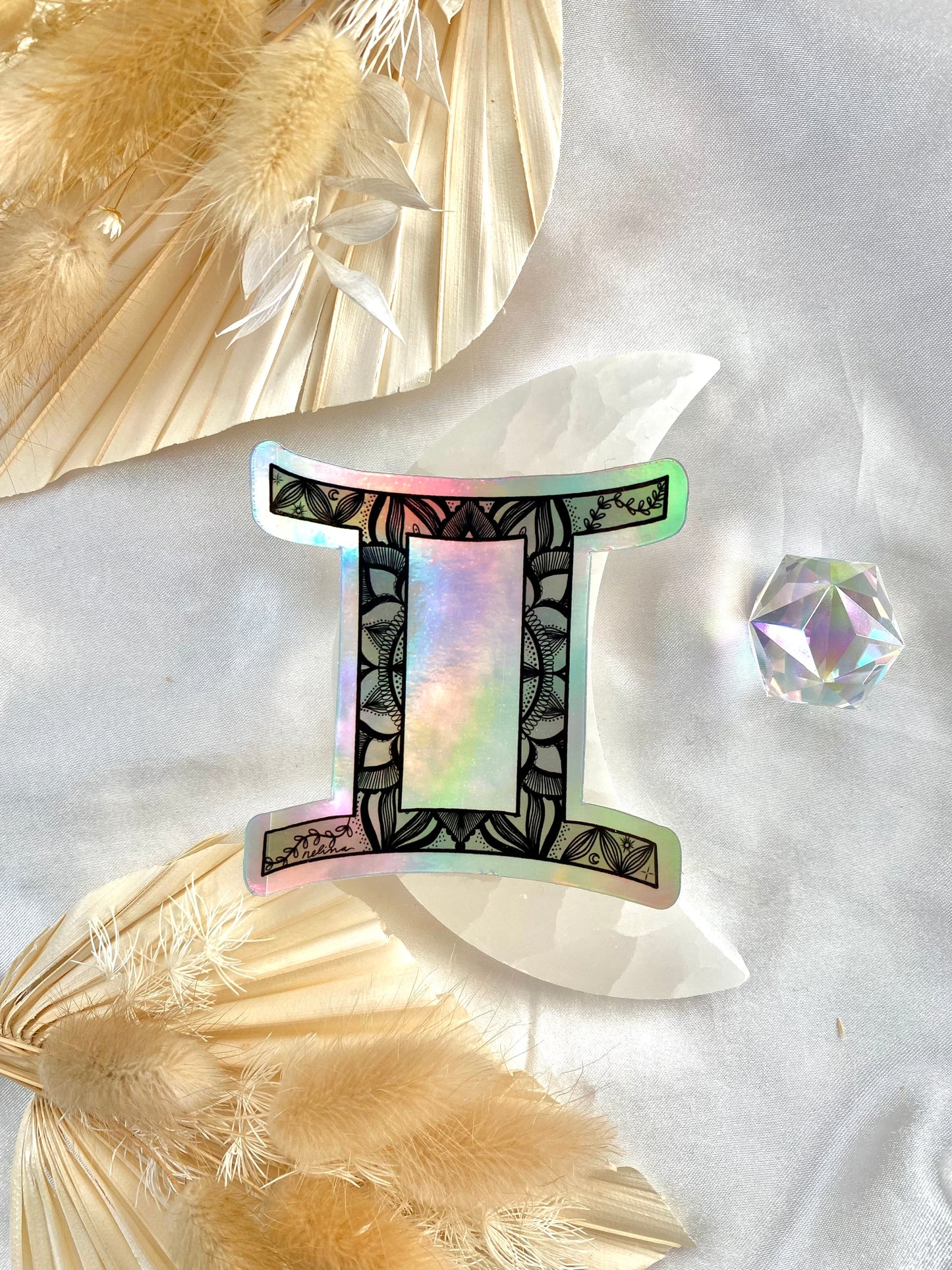 gemini holographic sticker