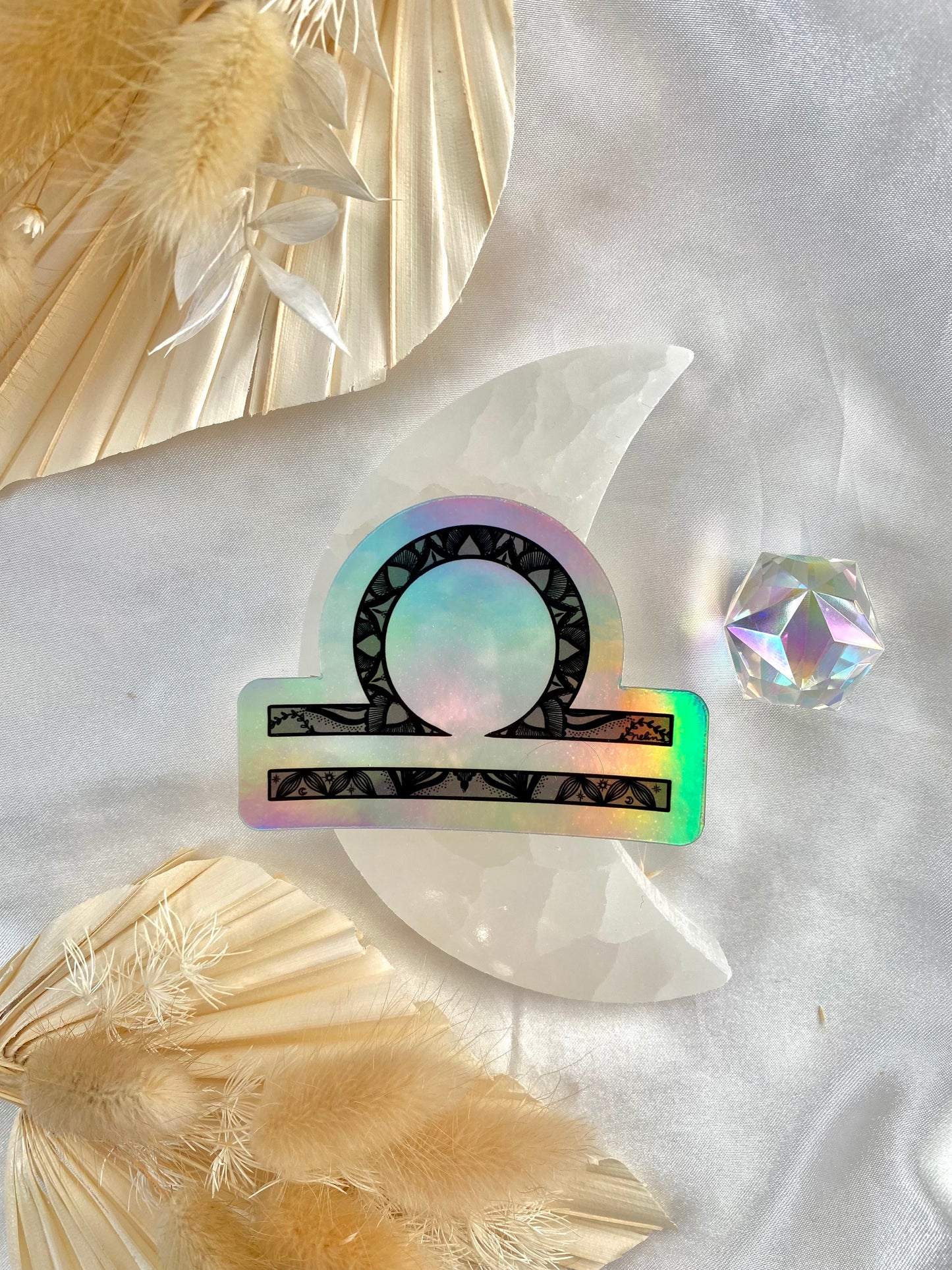 libra holographic sticker