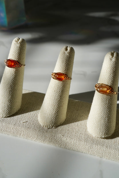 Carnelian Elena Ring