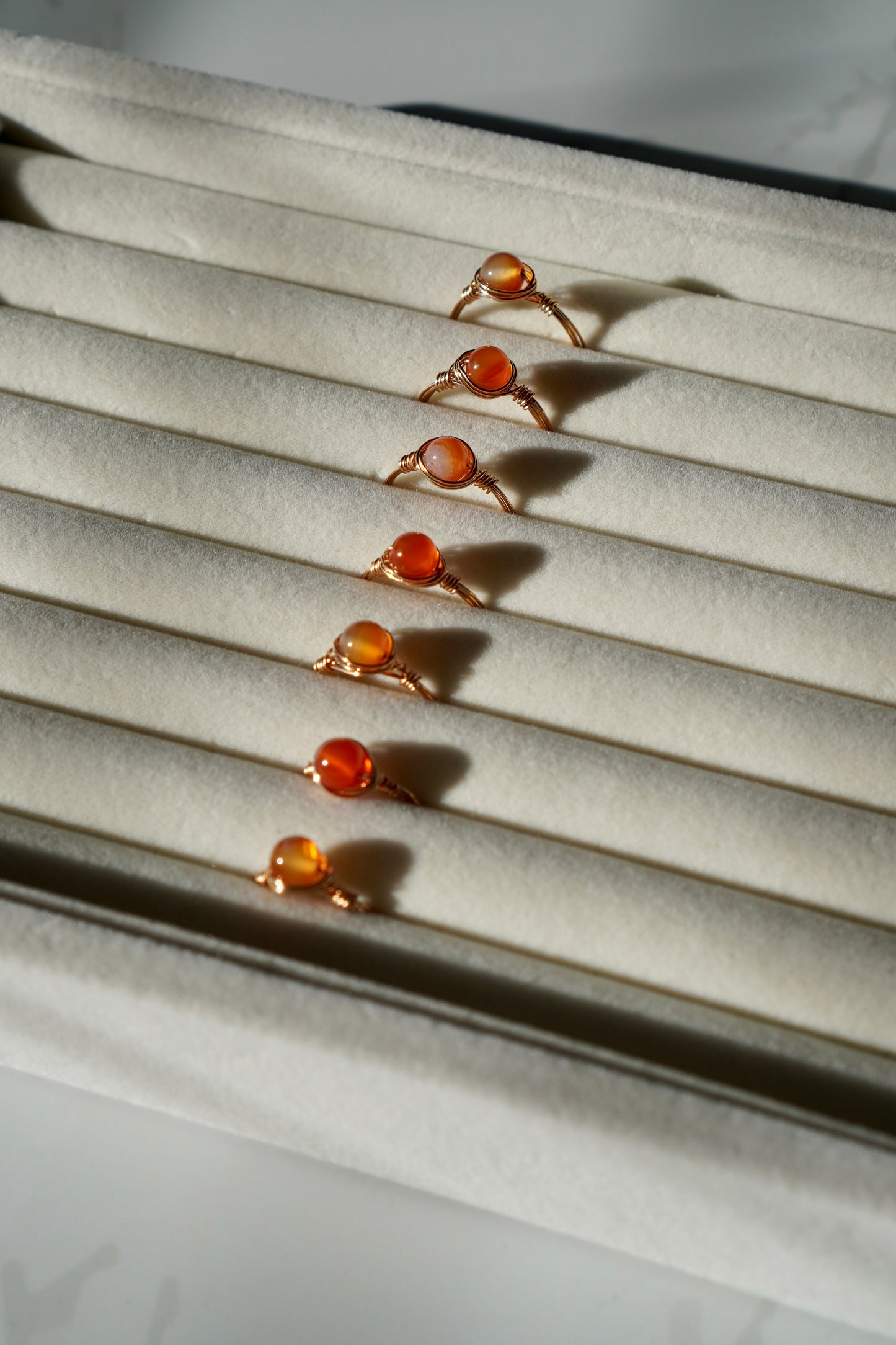 Carnelian Bronze Ring