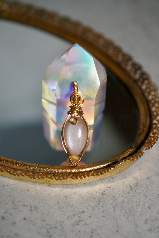 Peach Moonstone Pendant