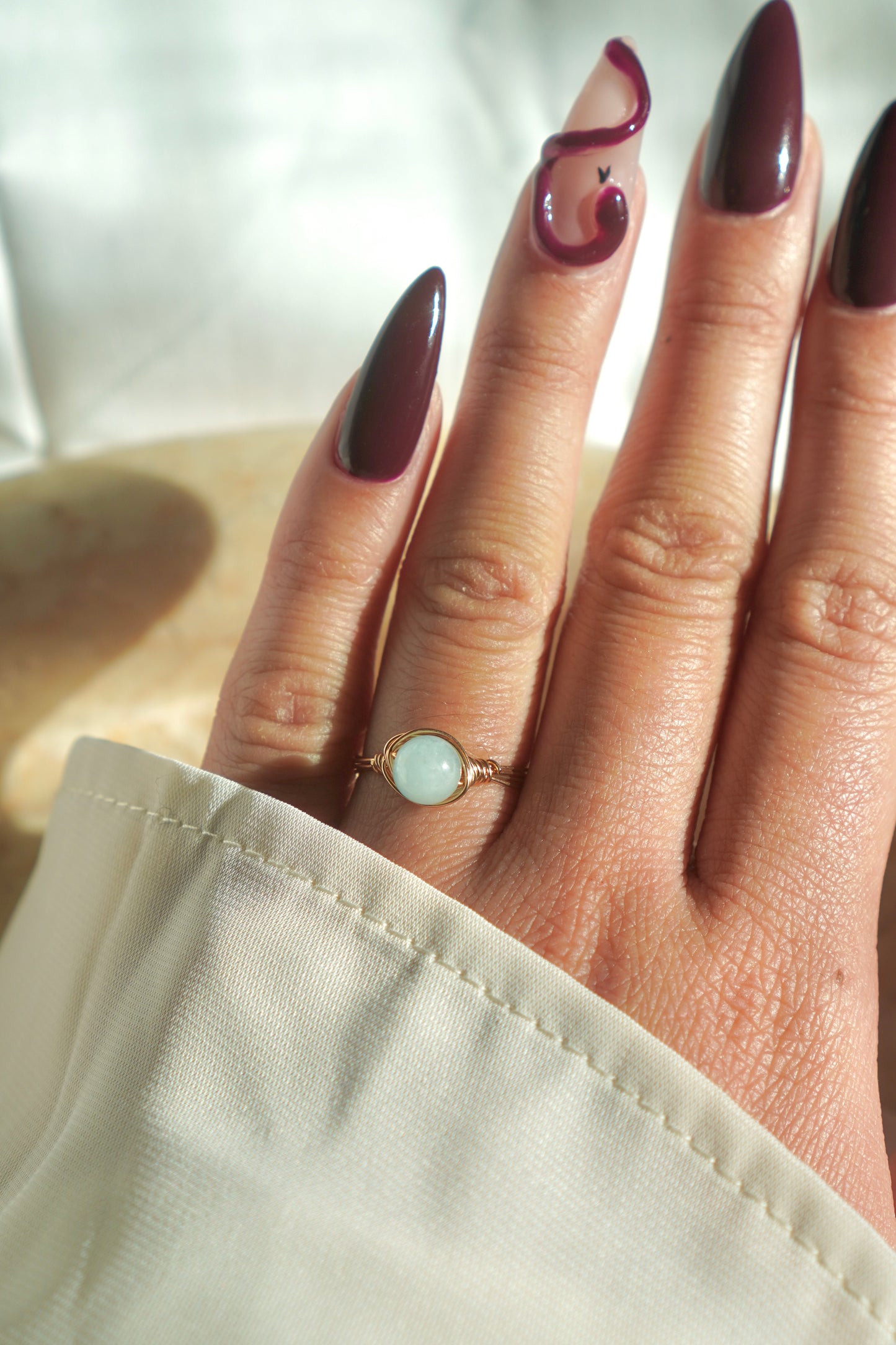 Aquamarine Ring