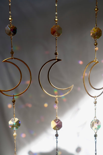 Golden Lune Car Sun Catcher