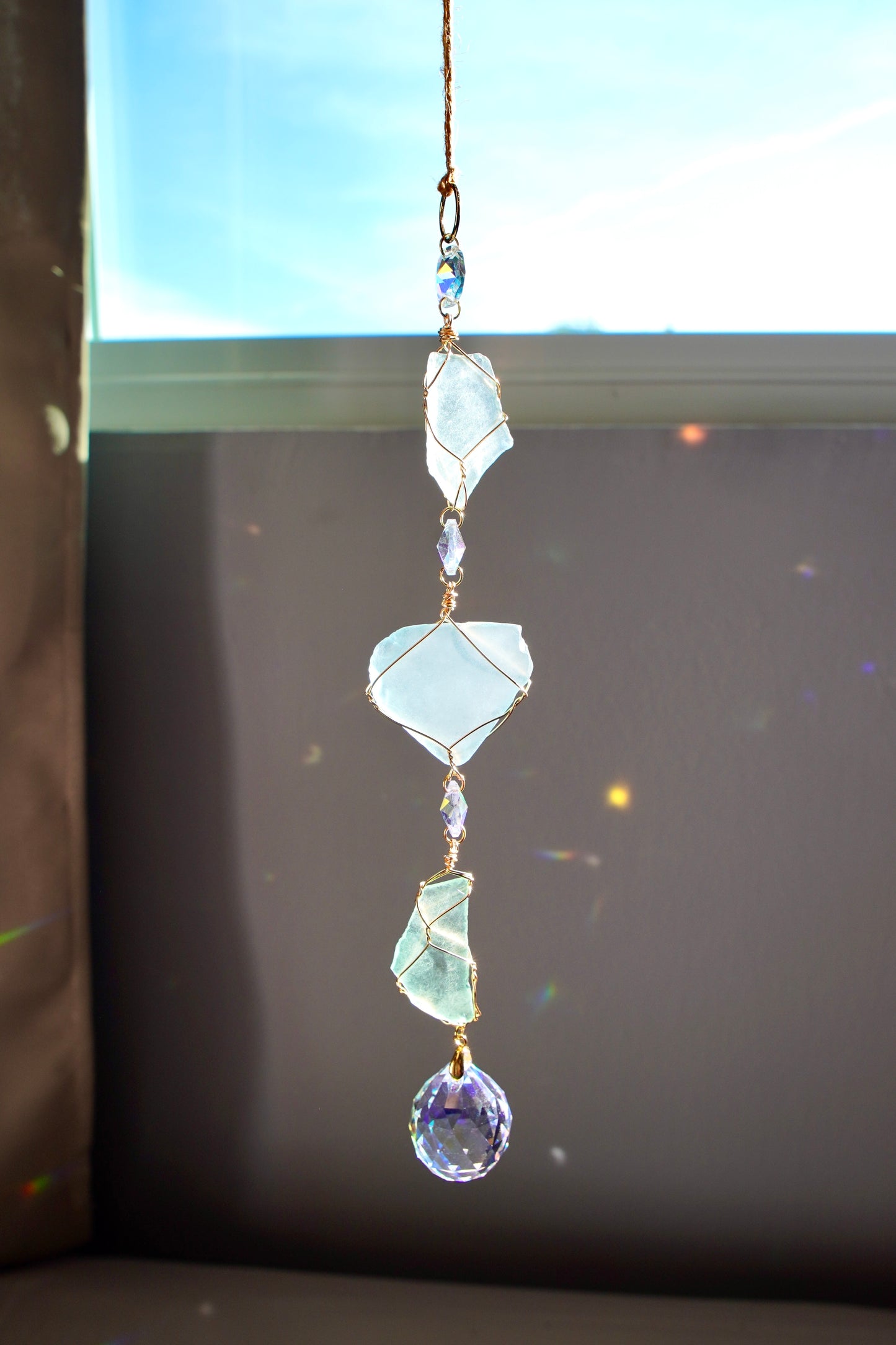 Sea Glass Window Sun Catcher - short