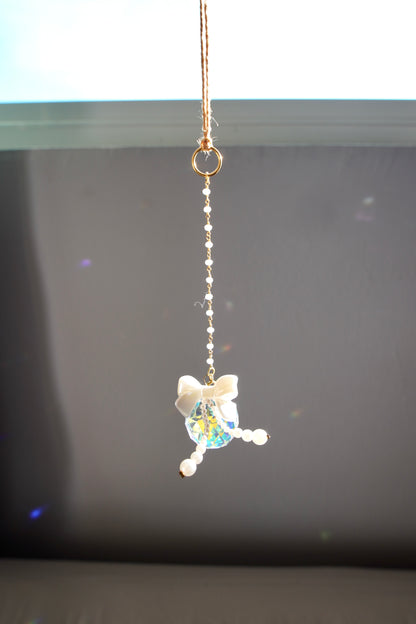 Pearl Bow Car Sun Catcher