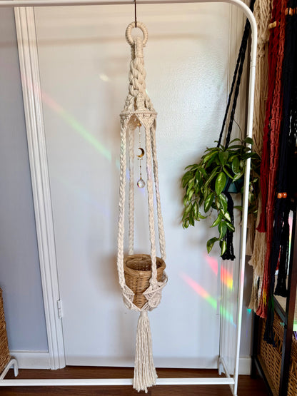 Goddess Macrame Plant Hanger x Sun Catcher - XL