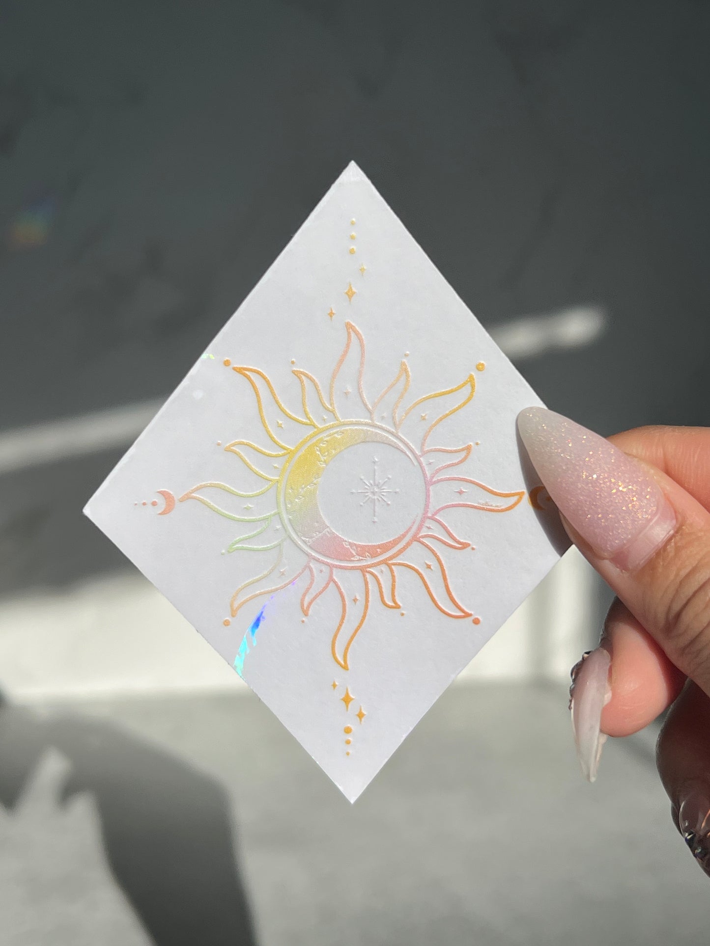 Radiant Sun Catcher Sticker