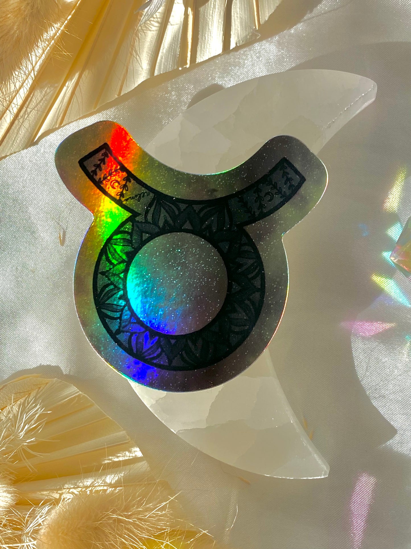 taurus holographic sticker